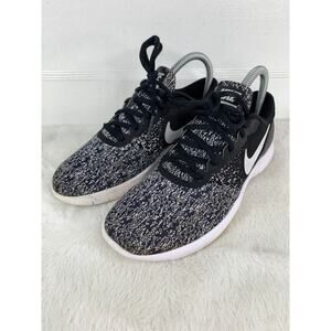 Nike Flex Contact Women’s Size 6.5 Black White Oreo Workout Shoes 908995-002